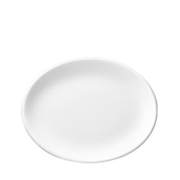 Hire Churchill Whiteware Vitrified Porcelain Oval Plate 28cm – Plates Rental