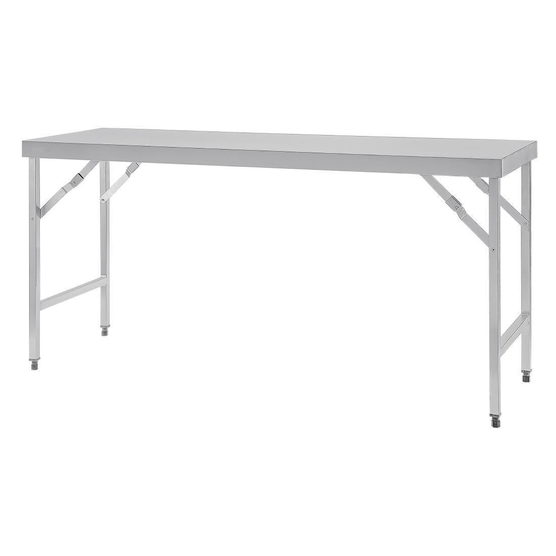 Hire Vogue Stainless Steel Folding Table 1800mm – Folding Tables Rental