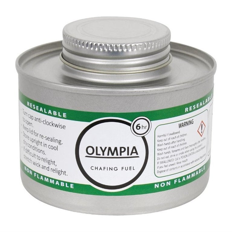 Hire Olympia Liquid Chafing Fuel With Wick 6 Hour (2 required for one Chafing Dish) – Chafing Fuel Cans Rental